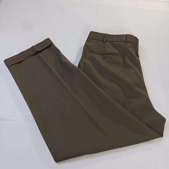 Paul Dione RN#77219 Men’s Brown 100% Worsted Wool Pants Size 38 Waist (38×30) - Picture 1 of 16